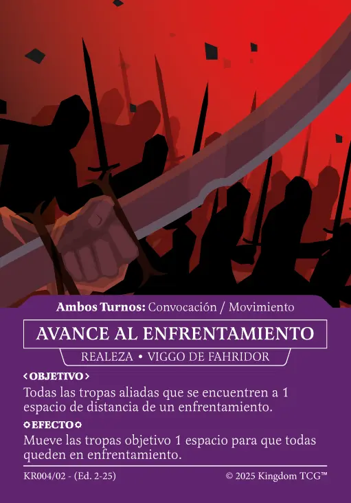 AVANCE AL ENFRENTAMIENTO