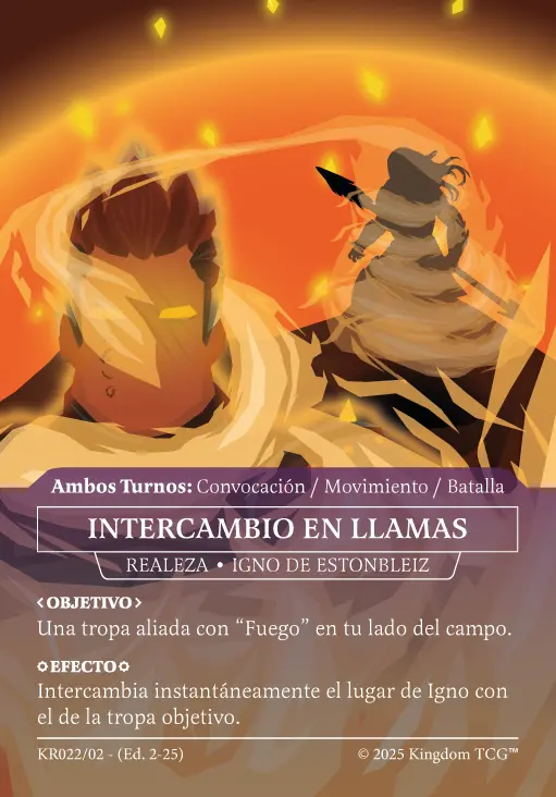 INTERCAMBIO EN LLAMAS