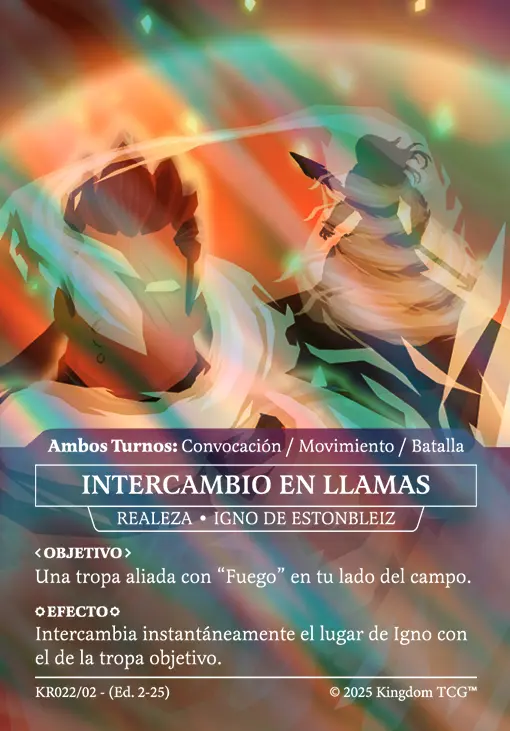 INTERCAMBIO EN LLAMAS