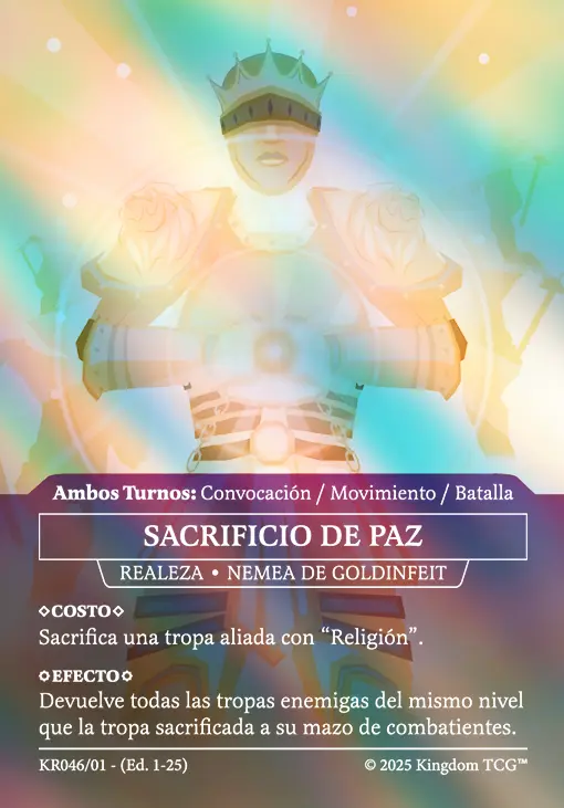 SACRIFICIO DE PAZ