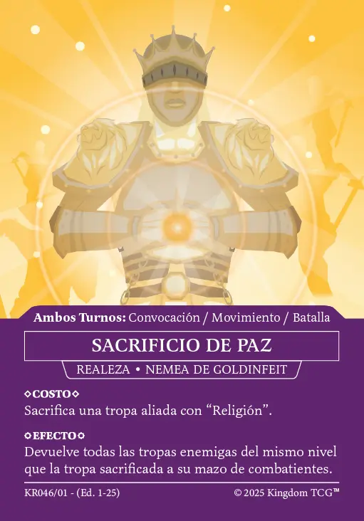 SACRIFICIO DE PAZ