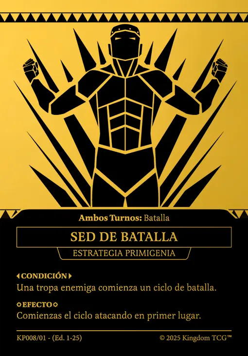 SED DE BATALLA